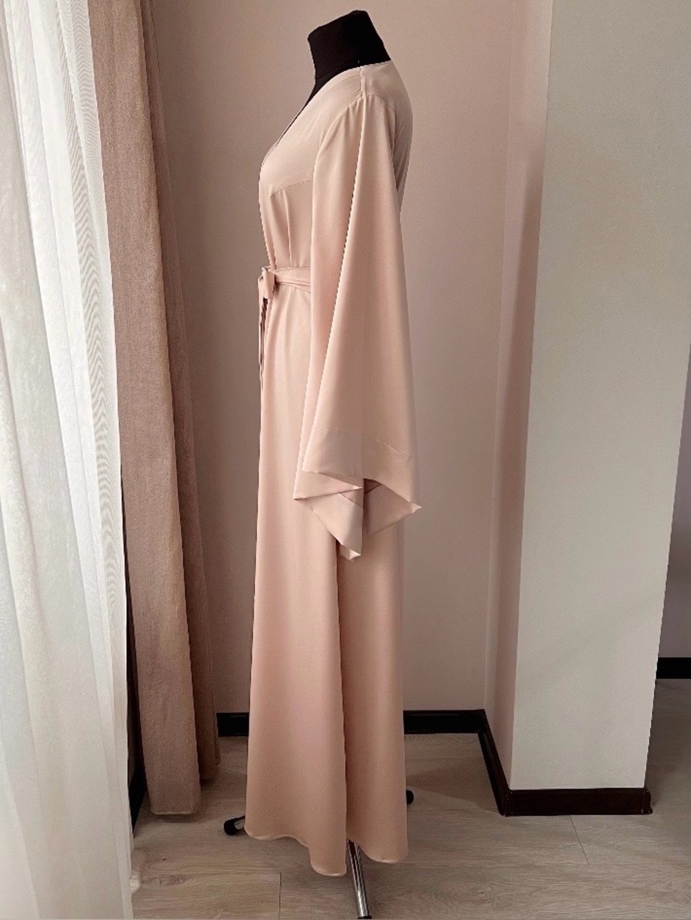 ♥️ Silky Wrap Robe in Ballet 🩰 Pink – Women's Intimates & Sleepwear - Picture 5 of 9